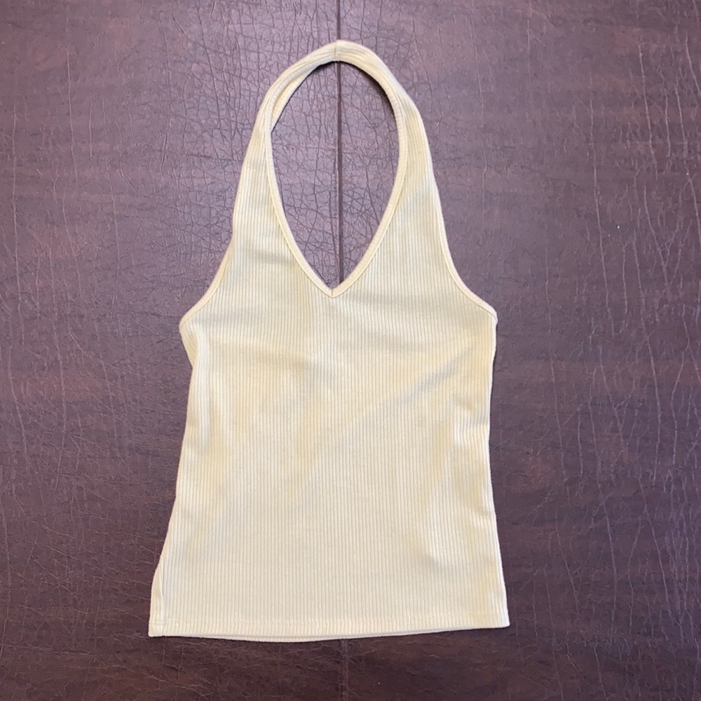 American Eagle yellow halter top - size xs